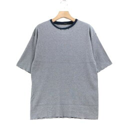 LENO リノ 20SS UNISEX HALF SLEEVE BORDER ボーダーTシャツ 0 ネイビー 【中古】