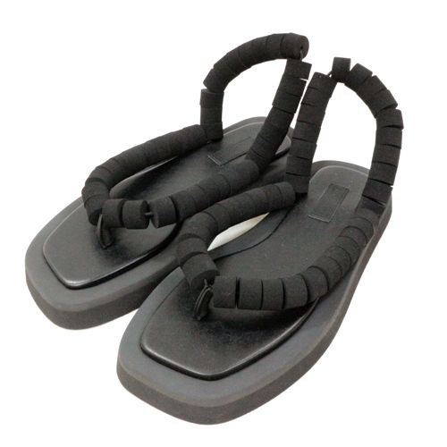Hender Scheme エンダースキーマ thong サンダル 2 ブラック 【中古】