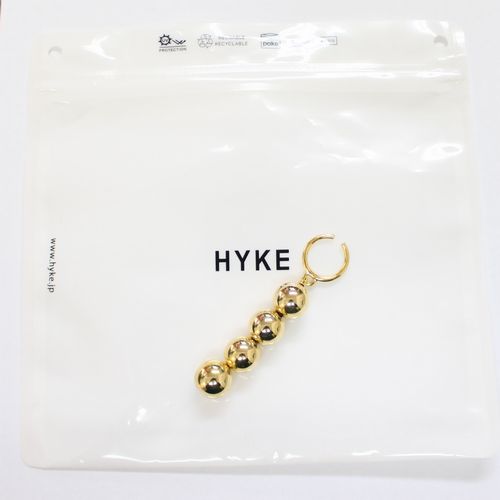 HYKE ハイク EAR CUFF イヤーカフ ゴールド 【中古】