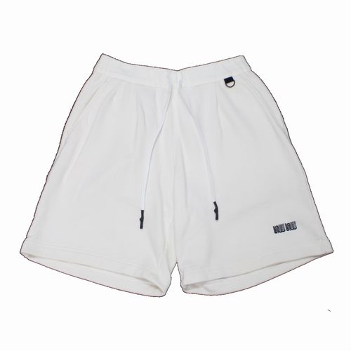 SEESEE シーシー MUNI LOGO SHORTS WHITE M オフホワイト 【中古】