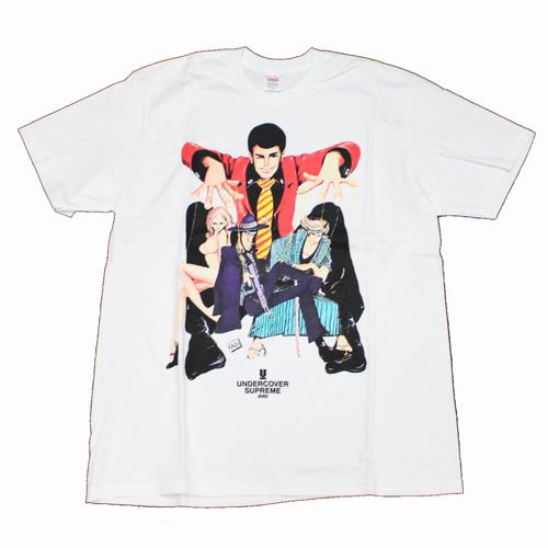 Supreme × UNDERCOVER 23SS Lupin Tee ルパン Tシャツ L　ホワイト 【中古】のサムネイル