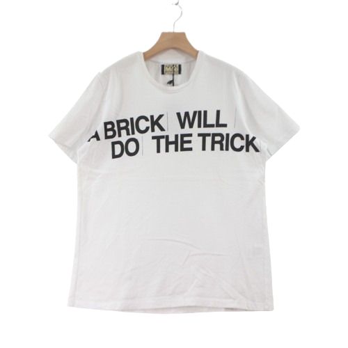 RAGGED KINGDOM ラギッドキングダム A BRICK WILL DO THE TRICK Tシャツ L ホワイト 【中古】