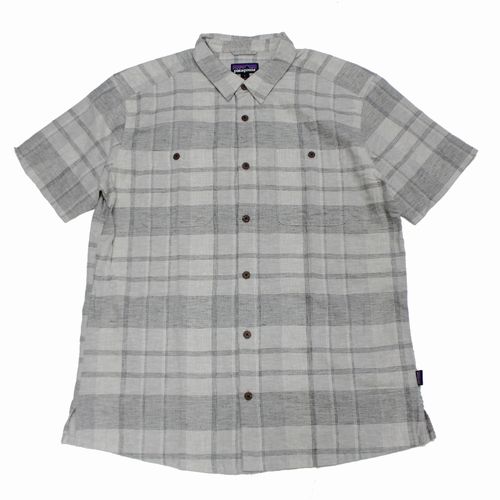 楽天unstitch 楽天市場店Patagonia パタゴニア 23ss Men's Back Step Shirt メンズ・バック・ステップ・シャツ L グレー 【中古】