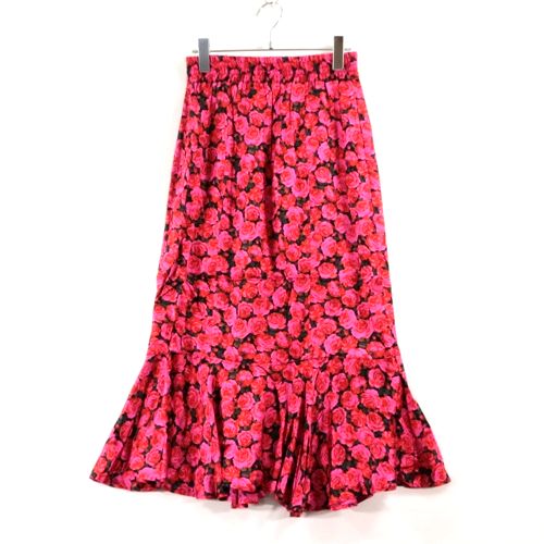 THE SHINZONE V][ 20AW ROSE PRINT SKIRT [Yvg XJ[g ubN sN yÁz