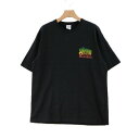 WACKOMARIA × MR.BROTHERS CUT CLUB TEE 2 シャツ S ブラック 【中古】