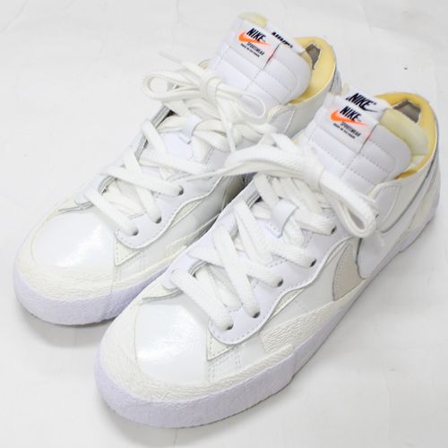 NIKE × sacai 22SS BLAZER LOW ナイキ ブレーザー ロー サカイ 27cm ホワイト 【中古】