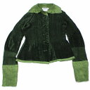 YOSHIKI HISHINUMA VL qVk} Vintage Shrink Velour Jacket WPbg 1 O[ yÁz