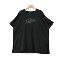 CLOTH CROSS クロス＆クロス 妄想カフェ 天竺ロゴ入り ショートTシャツ coffee ブラック 【中古】