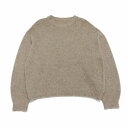 Deuxieme Classe ドゥーズィエム クラス 19AW Cashmere シャギー クルーネック ニット ベージュ 【中古】