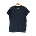 VISVIM ビズビム 14SS FLAG TEE S/S STRIPES VINTAGE SLUB Tシャツ 2 ネイビー 