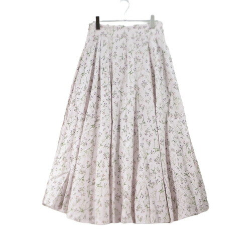 nestRobe lXg[u 21SS [UpcycleLino] flowers tail flare skirt e[tAXJ[g x_[ yÁz