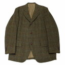 ANATOMICA アナトミカ 23AW UNIVERSITY JACKET TWEED ツイードジャケット 38 カーキ 【中古】