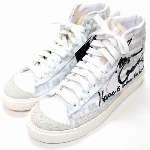 NIKE COMME des GARCONS Naomi Osaka 2020 BLAZER MID 77 / NO / CDG 大阪なおみ 23cm ホワイト 【中古】