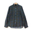 MARC BY MARC JACOBS マークバイマークジェイコブス SHRUNKEN FIT チェックネルシャツ S　ネイビー 【中古】