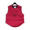 Supreme シュプリーム 21AW WTAPS Tactical Down Vest ダウンベスト M レッド 【中古】