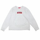 Supreme Vv[ 18AW Box Logo Crewneck {bNXS N[lbN XEFbg M O[ yÁz