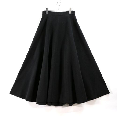 ATON エイトン 22AW POLARTEC FLEECE CIRCLE SKIRT ポーラテックフリースサークルスカート 02 ブラック 