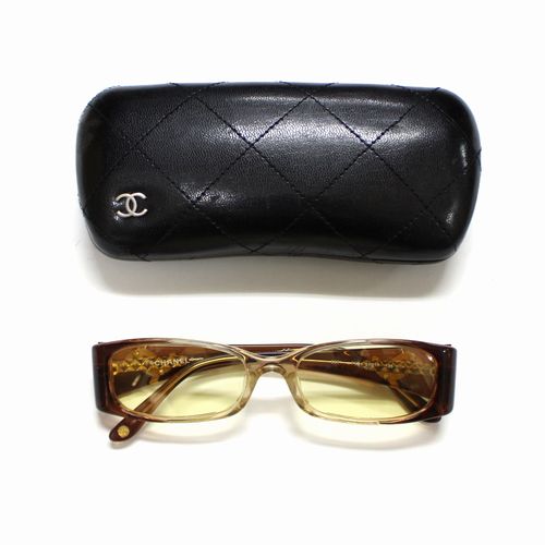 CHANEL シャネル 3071 C.756 ヴィンテージ サングラス 51□17-135 ブラウン 【中古】