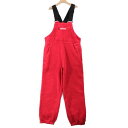 Supreme シュプリーム 20AW polartec overalls ポーラテック オーバーオール S レッド 【中古】