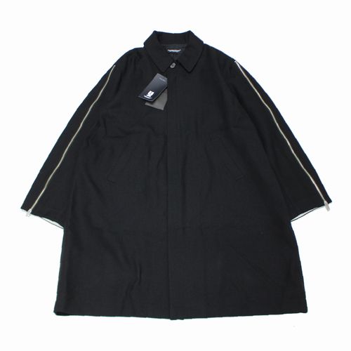 Rakuten - UNDERCOVER アンダーカバー 23AW 袖ZIP ステンカラーコート 4 ブラック 【中古】