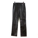 Mila Owen ミラオーウェン 20AW faux leather skinny pants レザー見えスキニーパンツ 1 ブラウン 