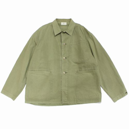 【中古】 HERILL ヘリル 22SS RIPSTOP P41 COVERALL JACKET カバーオール ジャケット 2 カーキ