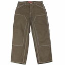 yÁz Supreme Vv[ 22SS Double Knee Canvas Painter Pant _uj[ yC^[ pc 32 uE