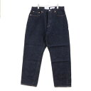 【中古】 YAECA ヤエカ 10-13W WIDE TAPERED DENIM ワイドテーパード デニム 35 インディゴ