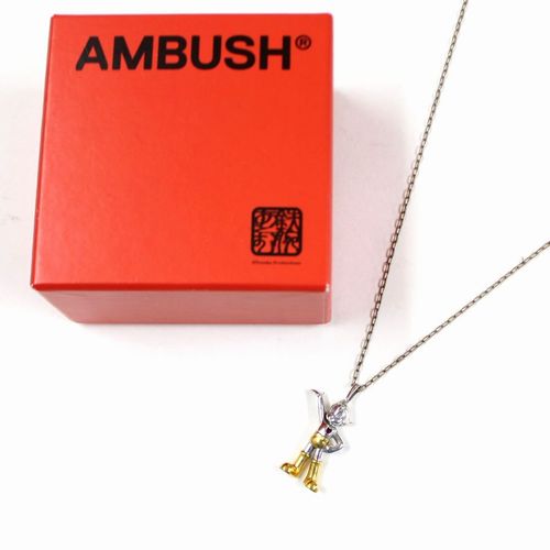 【中古】 AMBUSH × 鉄腕アトム 2022 300本限定 ASTRO BOY × AMBUSH NECKLACE　ネックレス F シルバー×ゴールド