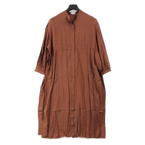 Rakuten - 【中古】 FRAY I.D フレイアイティー ロングシャーリングワンピース ブラウン