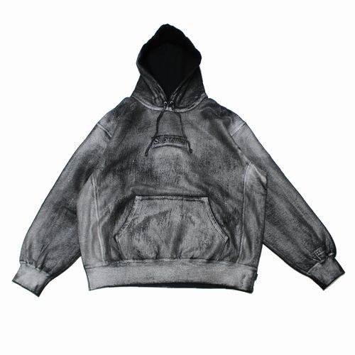 【中古】 Supreme シュプリーム 24SS MM6 Maison Margiela Foil Box Logo Hooded Sweatshirt エムエムシックス
