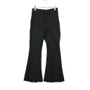 【中古】 PHEENY フィニー 22SS Rayon nylon ponte flared pants パンツ 1 ブラック(4)