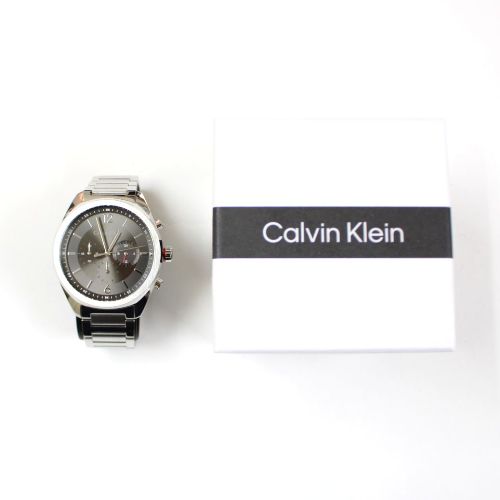 【中古】 Calvin Klein カルバンクライン フォース 時計 シルバー