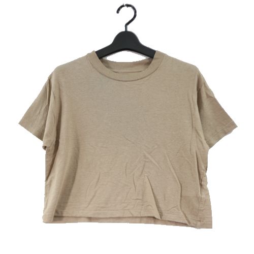 Rakuten - 【中古】 MUSE de Deuxieme Classe ミューズデドゥーズィエムクラス 23SS LINEN BASE ショート Tシャツ ベージュ