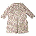 【中古】 CAROLINA GLASER カロリナ グレイサー フラワー リバーシブル ボアコート ベージュ