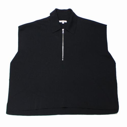 【中古】 BLAMINK ブラミンク 24SS コットンミラノ14Gハーフジップニット 36 ブラック 【中古】 BLAMINK ブラミンク 24SS コットンミラノ14Gハーフジップニット 36 ブラック