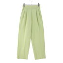 【中古】 PHEENY フィーニー 24SS Amunzen high waist pants パンツ 0 ライム(4)