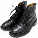 【中古】 Tricker'S トリッカーズ M2508 MALTON モールトン カントリーブーツ 8 ブラック