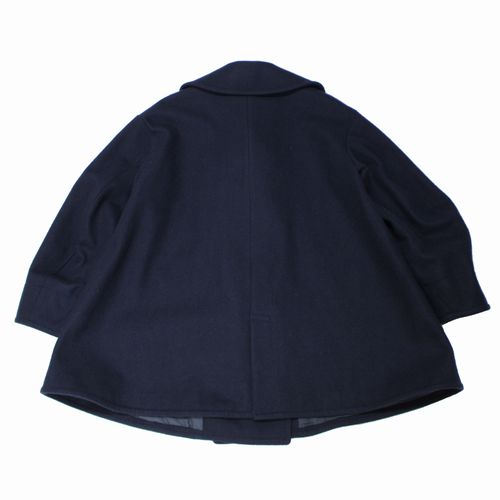 【中古】 THE SHINZONE ザ シンゾーン 22AW FLARE PEA COAT フレアPコート 34 ネイビー