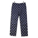 【中古】 FWK Engineered Garments エフダブリューケー エンジニアードガーメンツ 碇柄パンツ 1 ネイビー(4)