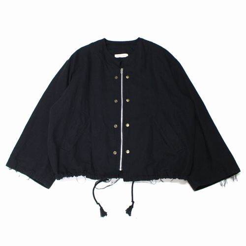 【中古】 barbell object バーベル オブジェクト 25SS sc jkt スタンドカラー ジャケット 1 ブラック