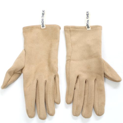 Rakuten - 【中古】 THEATRE PRODUCTS シアター プロダクツ ネームグローブス 手袋 ベージュ