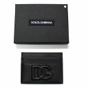 【中古】 DOLCE&GABBANA ドルチェ&ガッバーナ DG LOGO CARD HOLDER カードケース ブラック