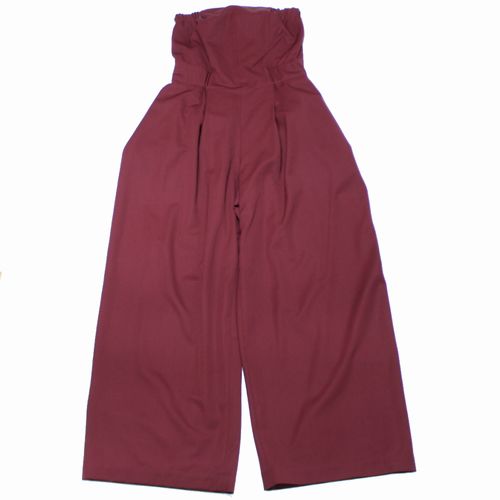 【中古】 ISSEY MIYAKE イッセイミヤケ 23AW オールインワン 2 ボルドー