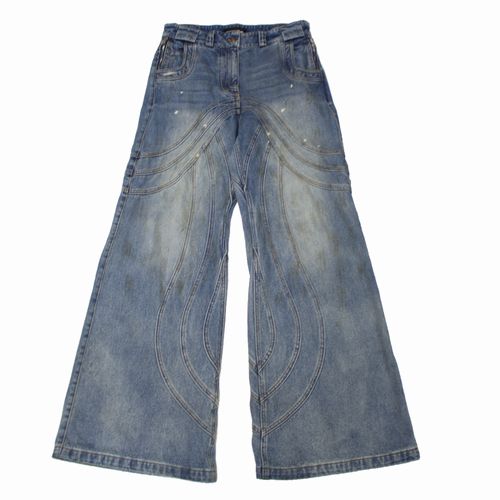 【中古】 NO/FAITHSTUDIOS ノーフェイス ストゥディオス HEAVY WAVE DENIM デニムパンツ L インディゴ 【中古】 NO/FAITHSTUDIOS ノーフェイス ストゥディオス HEAVY WAVE DENIM デニムパンツ L インディゴ