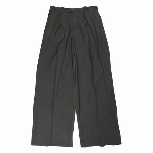 【中古】 UNDERCOVER アンダーカバー 25SS 切替スラックス パンツ 4 カーキ