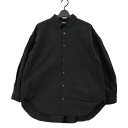 【中古】 ICHI Antiquite's イチ アンティークス コットン ギャザー ワイド ブラウス シャツ ブラック(4)