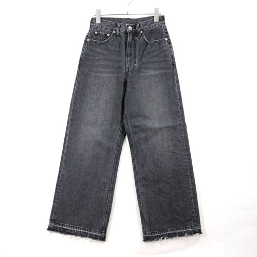 Rakuten - 【中古】 URBAN RESEARCH アーバンリサーチ 24AW ダメージワイドデニムパンツ 34 ブラック