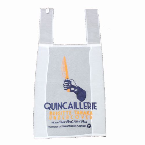 【中古】 UNDERCOVER × BRIGITTE TANAKA アンダーカバー 24AW SHOPPINGBAG L KNIFE バッグ ホワイト