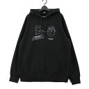【中古】 UNDERCOVER アンダーカバー 24AW HOODIE COMPUTER BRAIN_em パーカー 5 ブラック